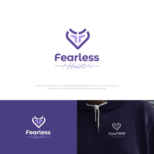 Fearless Heart Logo Contest Design by Half-Tone™