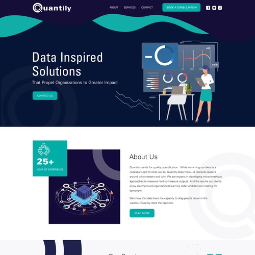 Quantily- Consulting with Data Design by Timefortheweb
