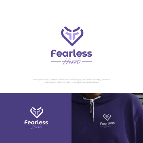 Fearless Heart Logo Contest Design by Half-Tone™