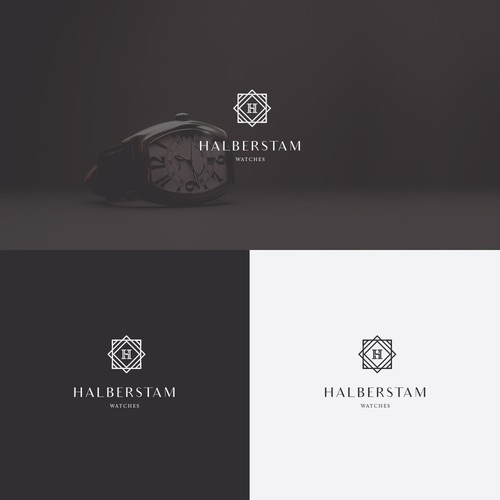 Create rounded 'H' logo for  Halberstam's watches Réalisé par threatik®