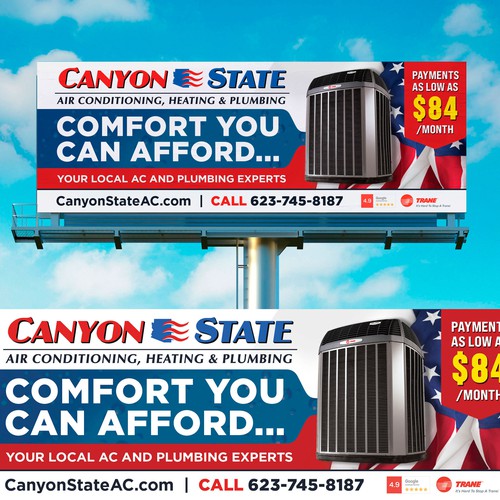 Design An Eye-Catching Billboard For An HVAC Company Design réalisé par 4rtmageddon™