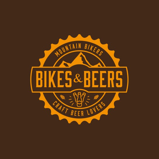 Create a really cool logo for mountain bikers and craft beer ...