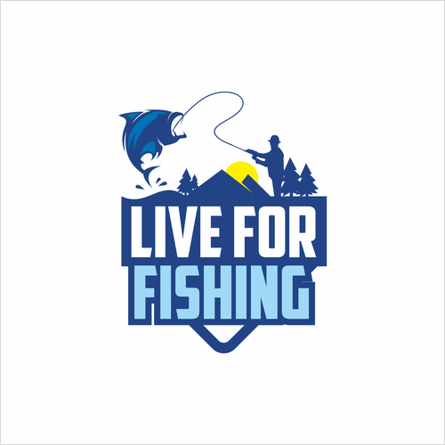 Logo design for fishing website Design by zarzar