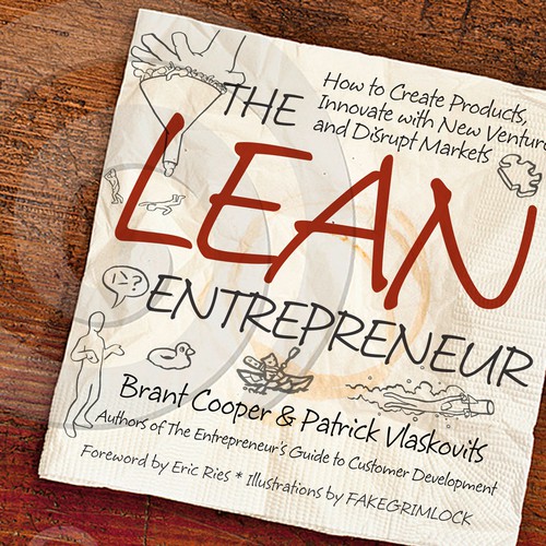 EPIC book cover needed for The Lean Entrepreneur! Diseño de Ed Davad