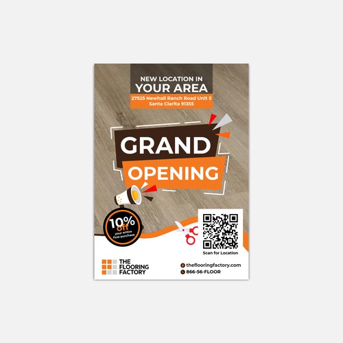 Grand Opening Flyer Design by 2thumbs