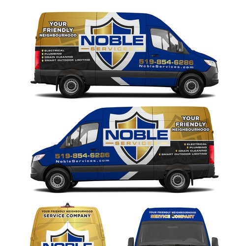 Eye Catching Van Wrap For Home Services Company Design by Logicainfo ♥