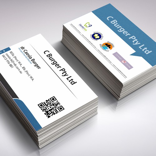 grintdeverauxさんのcreate professional cards for our dental businessデザイン