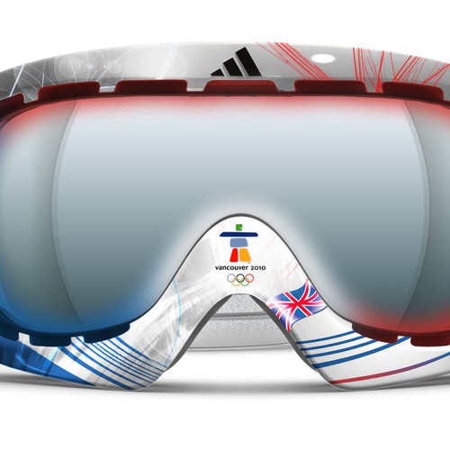 Design adidas goggles for Winter Olympics Design by More Sky