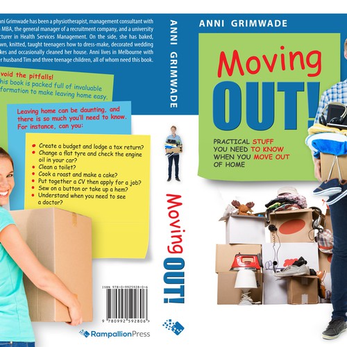 Design a fantastic cover for my book "Moving Out!" Design by A<>Z