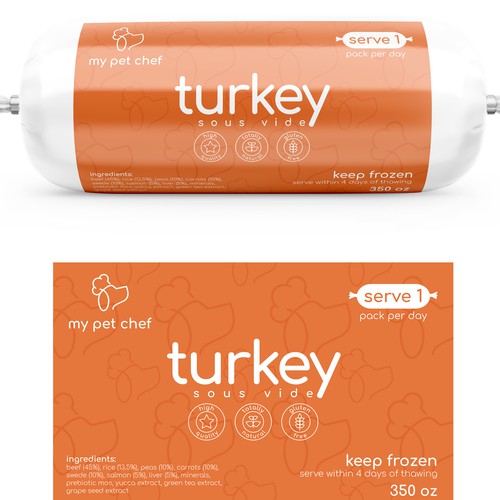 Premium Fresh Dog Food Design by Totoya