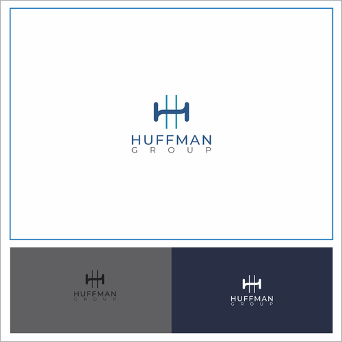 Huffman Group Logo Design by RenDay