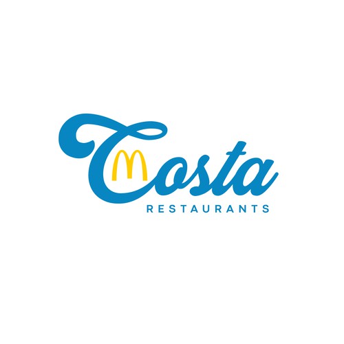 Logo for Costa Restaurants - McDonald's Design by rouf_art