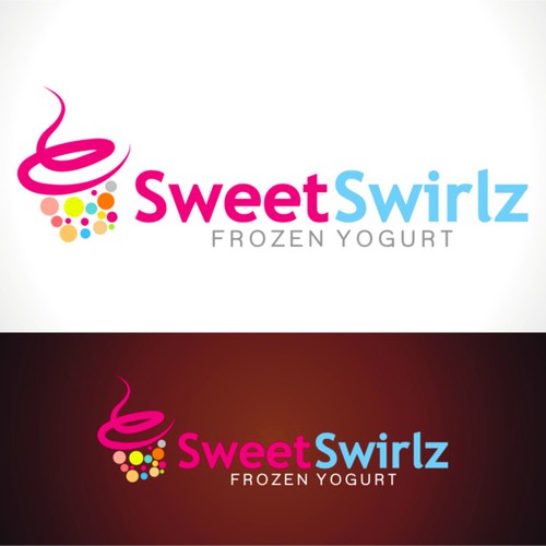 Frozen Yogurt Shop Logo Réalisé par wiedy4