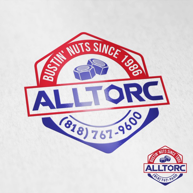 Design Artwork for industrial tool company with "BUSTIN NUTS" SLOGAN