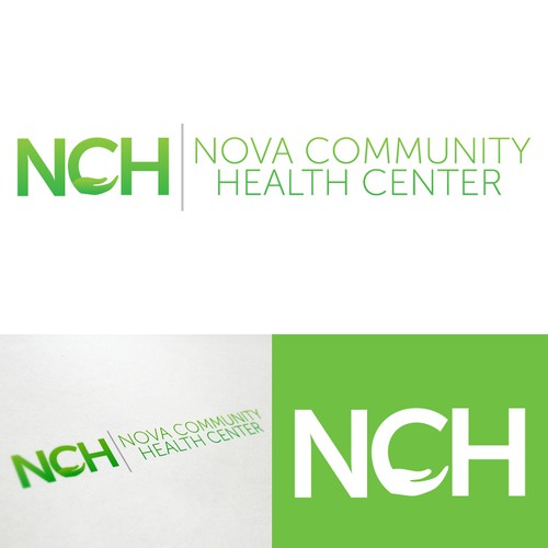 logo for NCH Northern Virginia Community Health Diseño de minucosminu