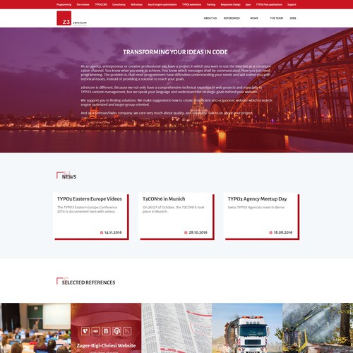 Landing page design contest entry by i-XL Technologies