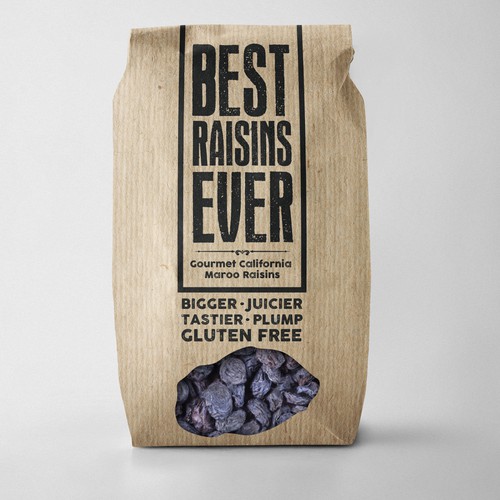 Best Raisins Ever - package design for PREMIUM raisins Design by EM180