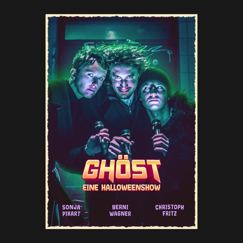 Poster for a Horror-Comedy Show Diseño de Christo Pluto