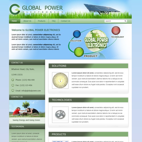 Design di Website Design for Green Electronic Company di RHD™