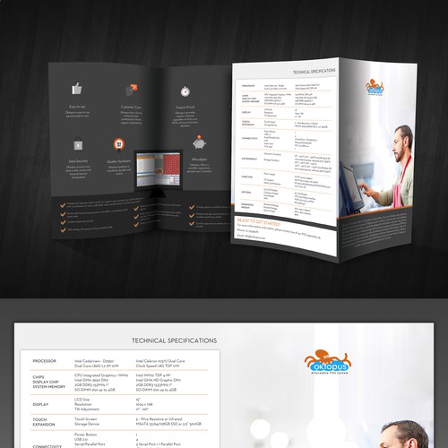 Create a classy and luxury look for a POS brochure Design by ckdowning