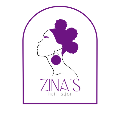 Showcase African Heritage and Glamour for Zina's Hair Salon Logo Design por lucy_z_z