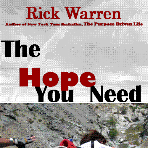 Design Rick Warren's New Book Cover Réalisé par Cynthia Ross