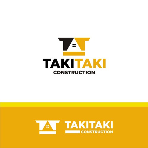 Takitaki Construction logo design Design by Bawor_Design