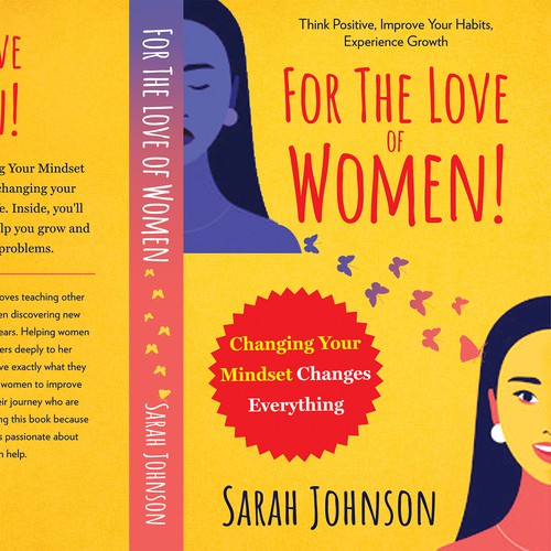 Creative book cover for the ultimate self help guide for women! Design by zaRNic