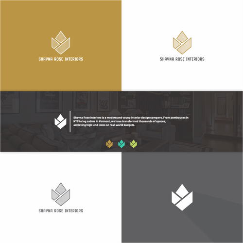 Design A Modern High End Logo For Shayna Rose Interiors