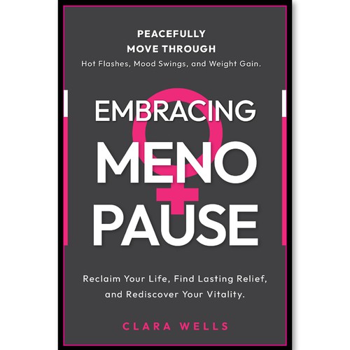 I need a book cover that connects with women about menopause Design by Creative_Crafter