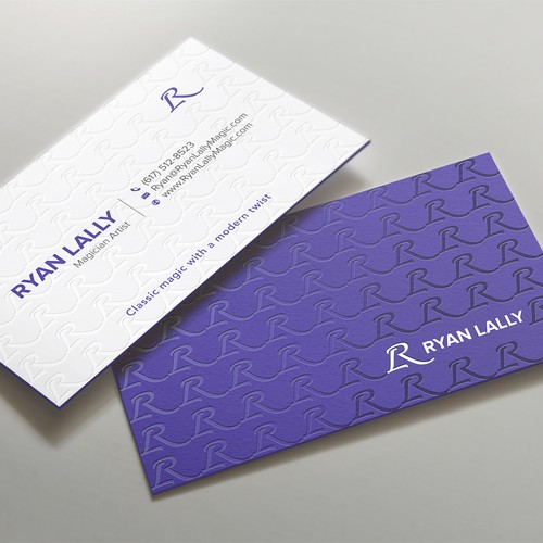 Design a magician's business card Design by kaylee CK