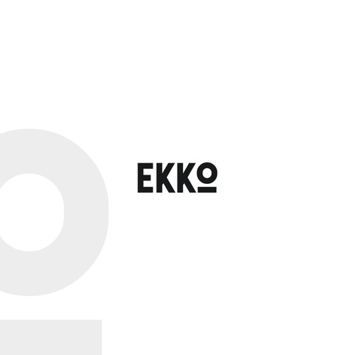 SIMPLE LOGO - ekko Letters then dm after Design by akash gfx