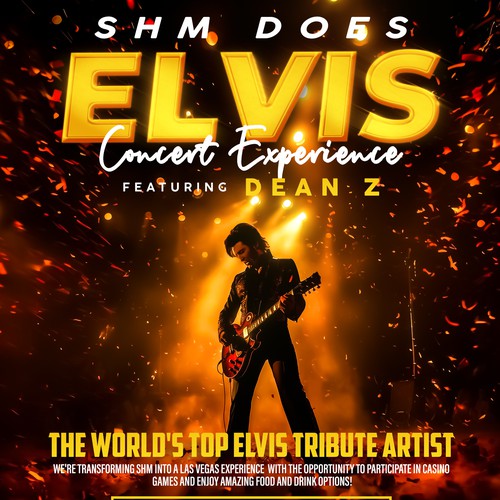 Creative Elvis Tribute Concert Experience Poster Needed! Design by BoodyKhaled