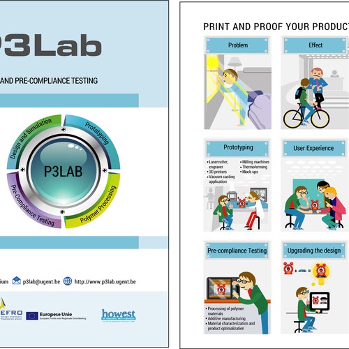 Guy makes alarm clock using P3Lab facilities/knowledge (explaining with cartoon what P3Lab is about) Design by rainmar
