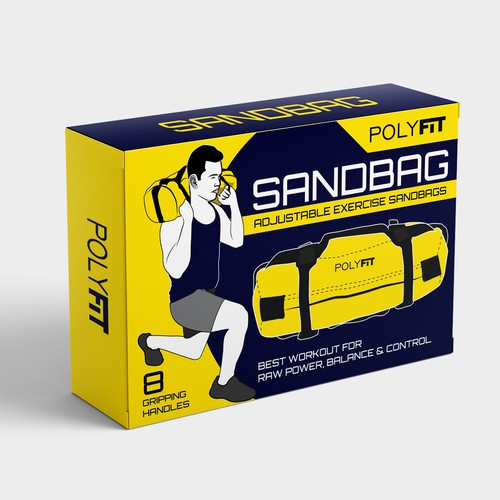 Create EYE-CATCHING packaging design for a Fitness Product! Design by Manthanshah