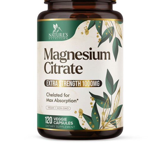 Premium Magnesium Citrate Design needed for Nature's Nutrition Design by UnderTheSea™