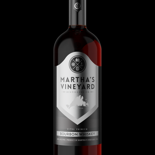 New bourbon bottle label Design by Kirill D.