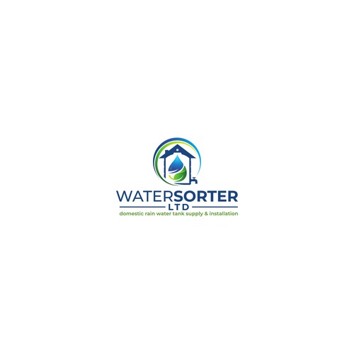 Design a catchy logo somehow detailing home rain water tank benefits. Design by prozper