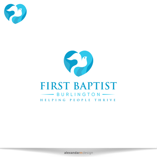 Logo for our church showcasing our mission and uniting the old and new Design by alexandarm