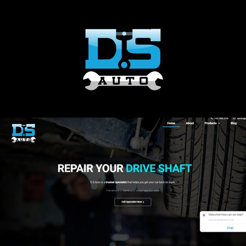 D S Auto needs help charming the world with a logo. Design réalisé par MAhi2014