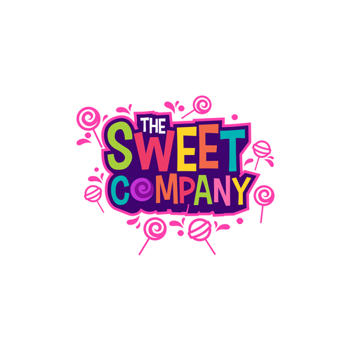 Design a Colorful Candy Store Logo Diseño de 2K Desain