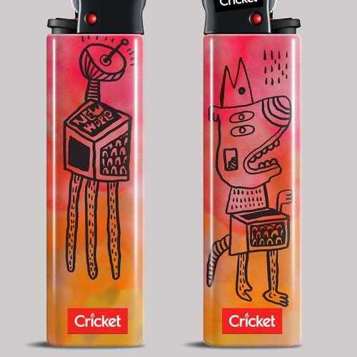 Create Art on a Lighter: Astrology, Y2K, Rave & Aliens! [multiple winners] Design by SHFNHBB