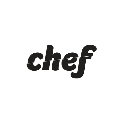 "CHEF": Food & Cooking Social Media Logo Design by Ponteresandco