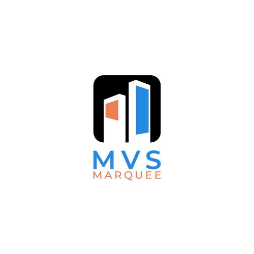 MVS Marquee digital signage logo Design by Fierda Designs