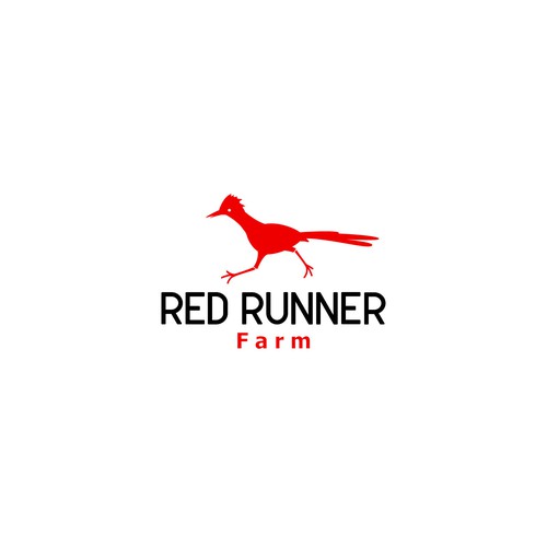 Create a roadrunner logo for Red Runner Farm Design by Jakob U.