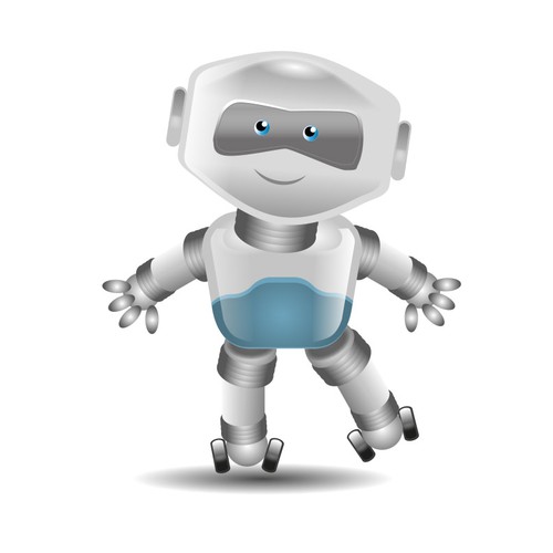 Looking for a friendly robot mascot design for our microfinance app! Design by ReyGarciaL