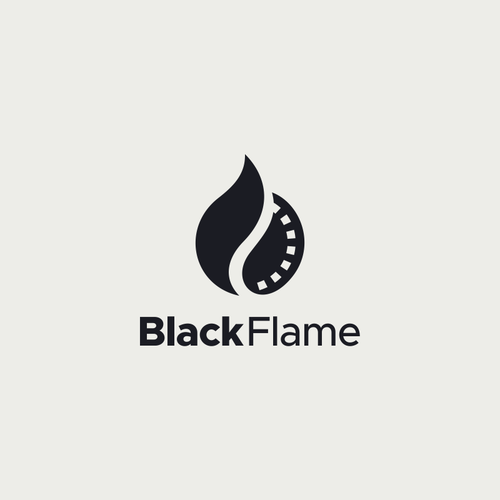 Cool, masculine Logo for company name „Black Flame” Design by Ricky Asamanis