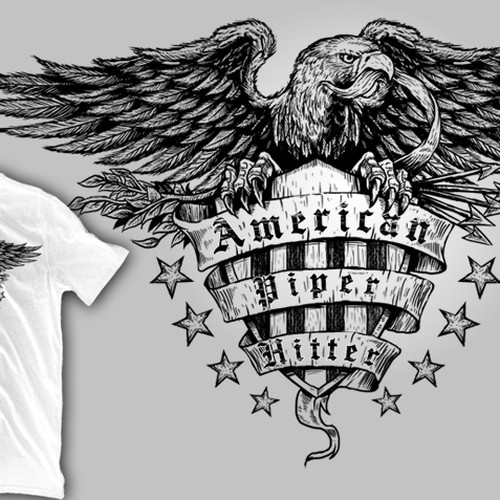 Design di ROGUE AMERICAN apparel needs a new t-shirt design di RNAVI