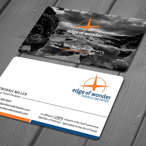 Create a card that exudes the awesomeness of luxury adventure travel Design by deviserpark