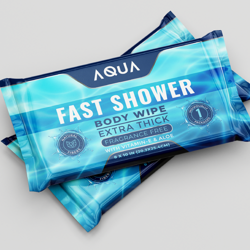 AQUA SHOWER WIPES :D Design by ANGRYCAT™